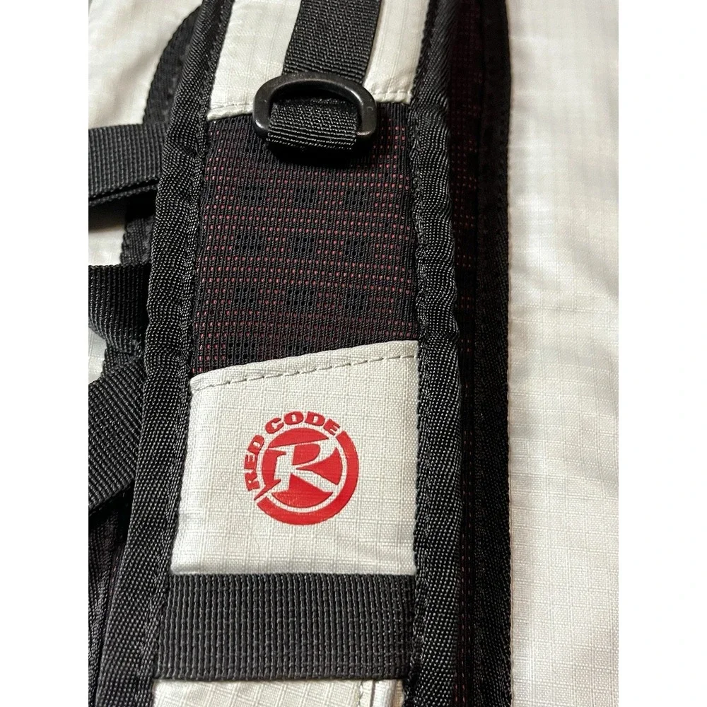 Oakley Backpack Red Code Wet Dry Bag Stone Gray VTG